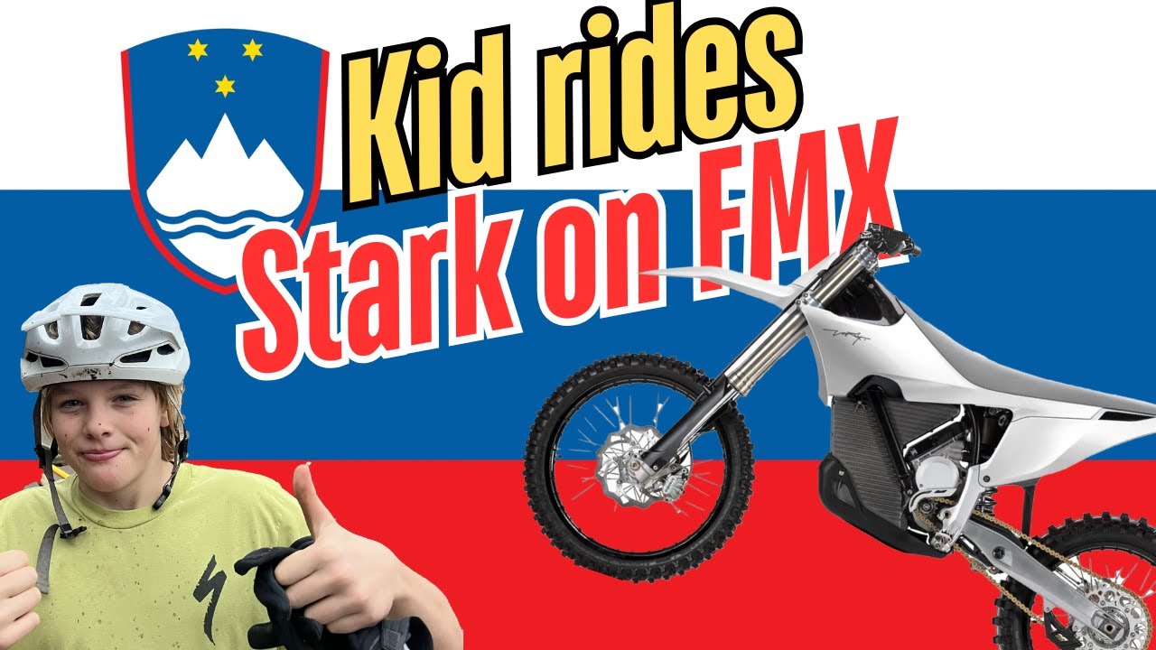 I got to ride a StarkVarg in FMX show 🤘⚡️