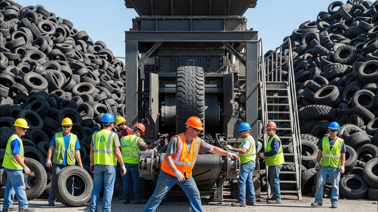 How Car Tires Are Made – Inside a Massive Tire Manufacturing Factory