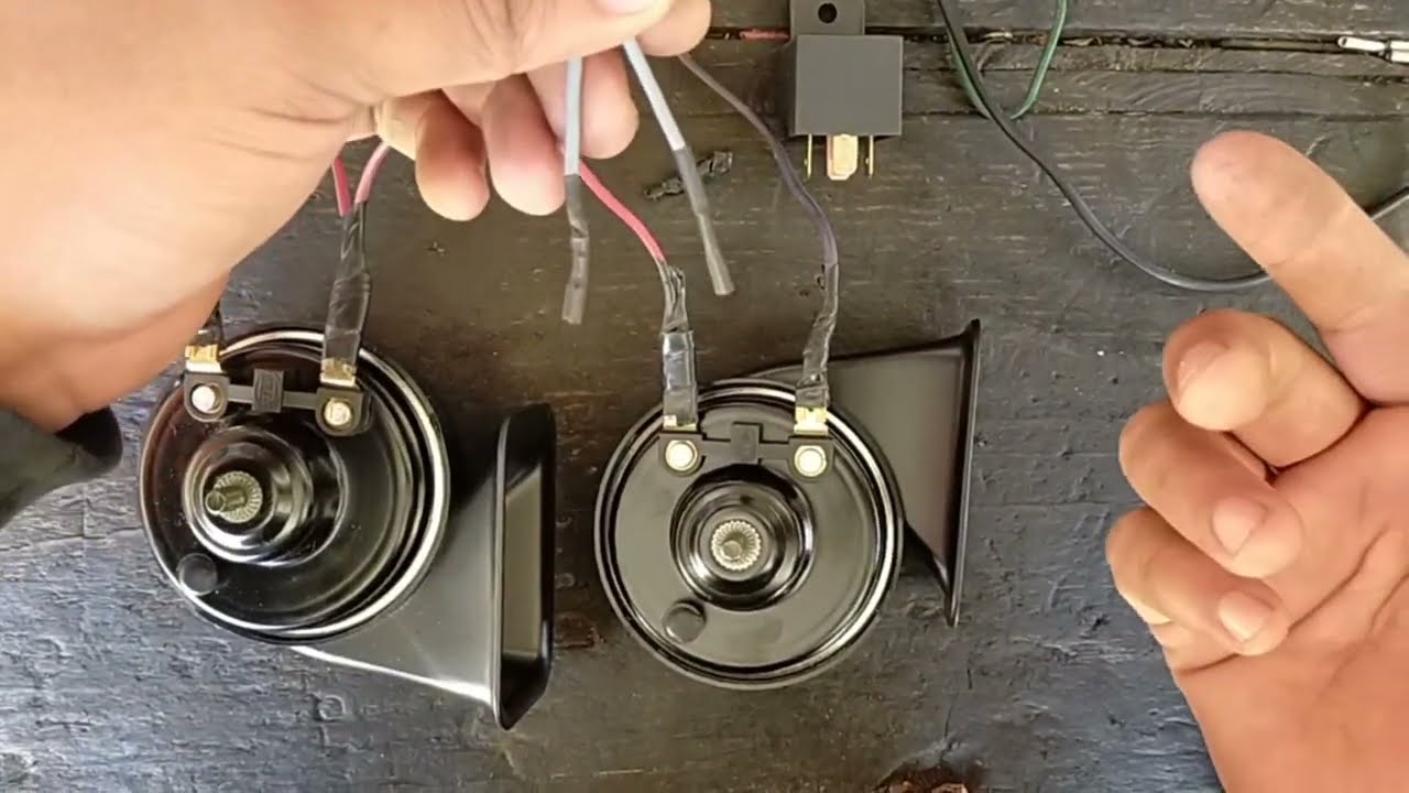 cómo conectar claxon de caracol con relevador 👍