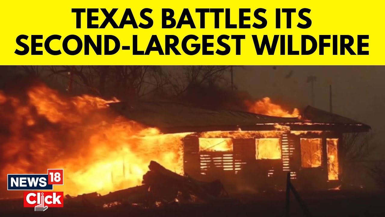 Texas Wildfire | Texas Battles Second-Biggest Wildfire Disaster In State History | N18V | News18