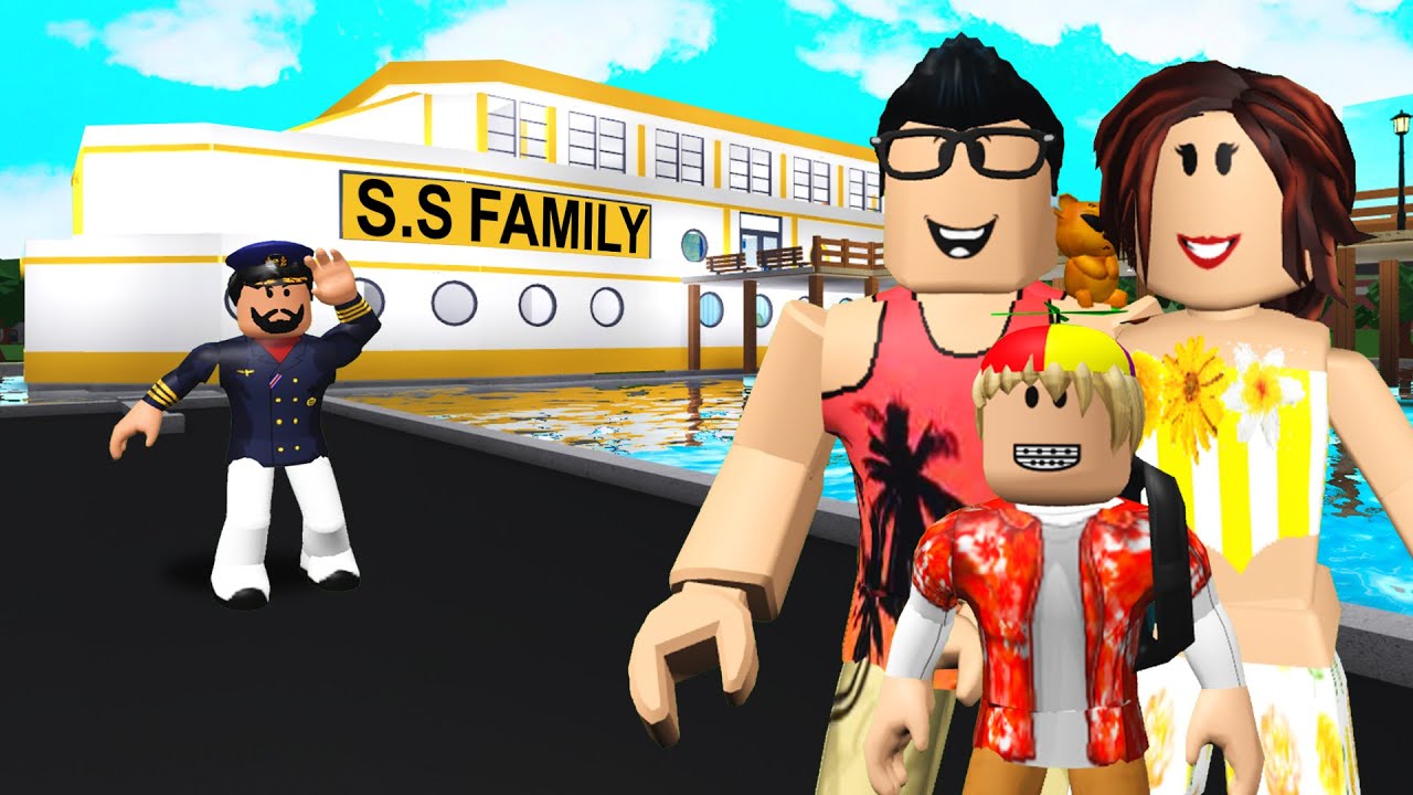 We Went On A FAMILY CRUISE.. But The Captain Trapped Our SON! (Roblox Bloxburg)