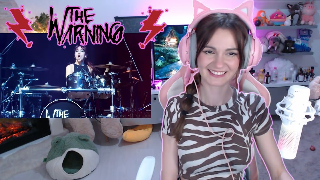 First time reaction to The Warning - SURVIVE (Live at Teatro Metropolitan CDMX)