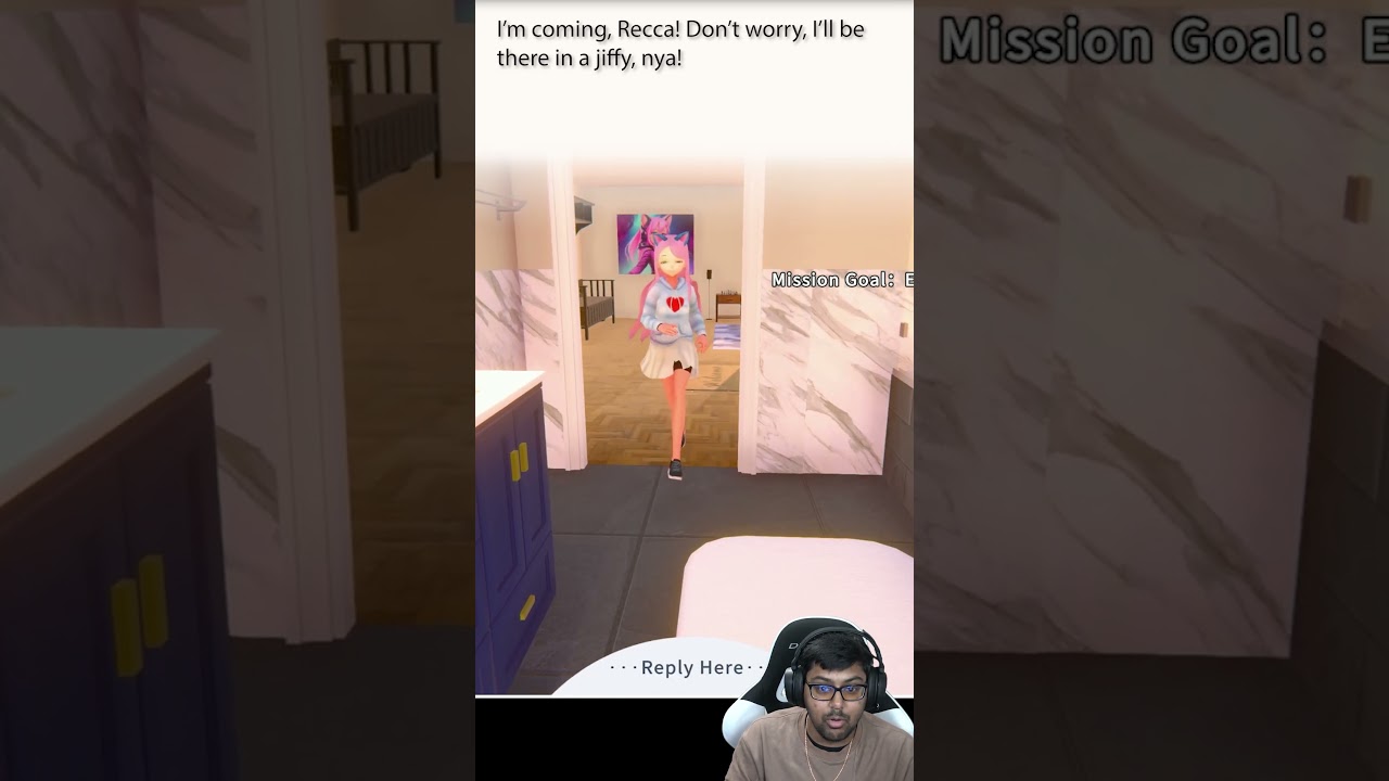 Escaping the scary yandere girl!
