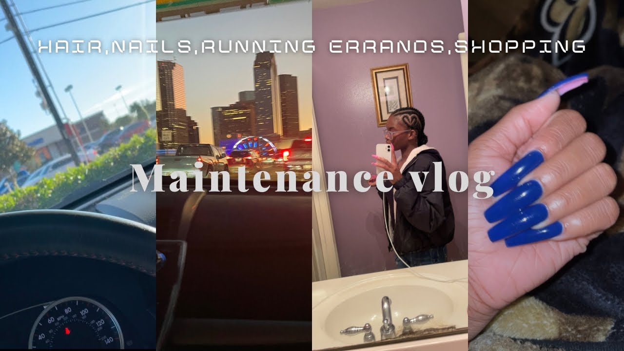 Maintenance Vlog| Running errands, Nails, Shopping, Hair, Downtown, etc| E3| Jazminnn😻