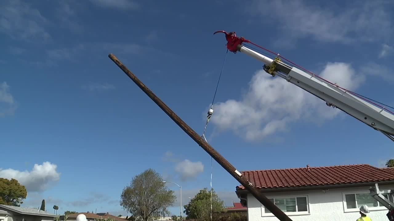 San Diego's Rolando neighborhood recently saw their overhead power lines put underground