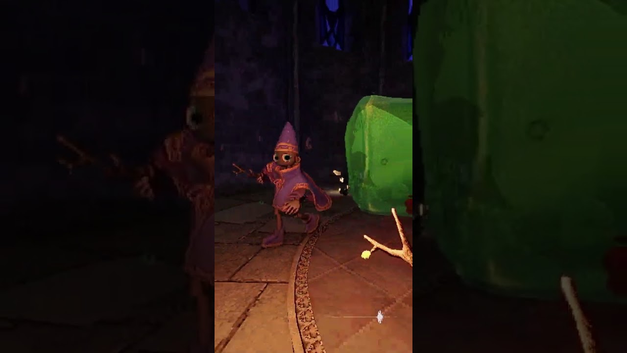mf got slimed for hb 😭#indiegame #coopgaming  #horrorgaming #wizard