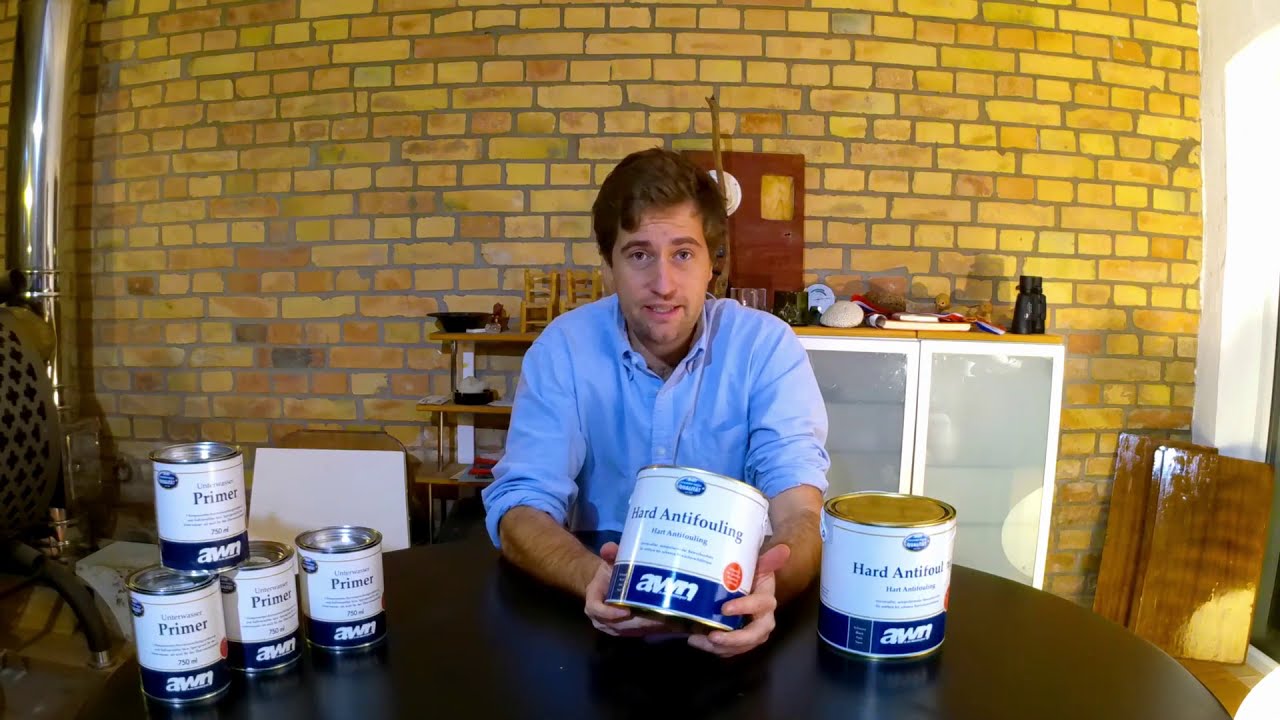 Unpacking AWN Hausmarke Antifouling und Unterwasser Primer