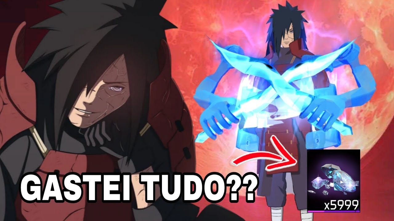 TA BUGADO??? GASTANDO ATE PEGAR O MADARA NO FREE FIRE!!!!