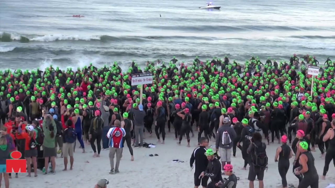 2013 IRONMAN Florida: Age Group Swim Start