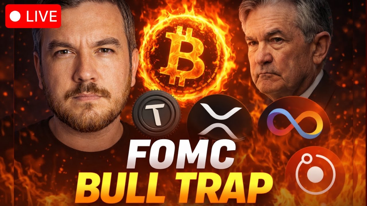 🚨LIVE: FOMC Meeting + PPI Data | Bitcoin, Stocks, Interest Rates & Altcoins Kaspa + TAO At Risk?