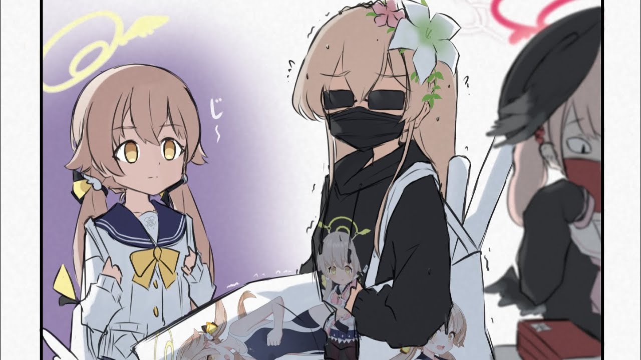 definitely NOT Nagisa Blue archive meme