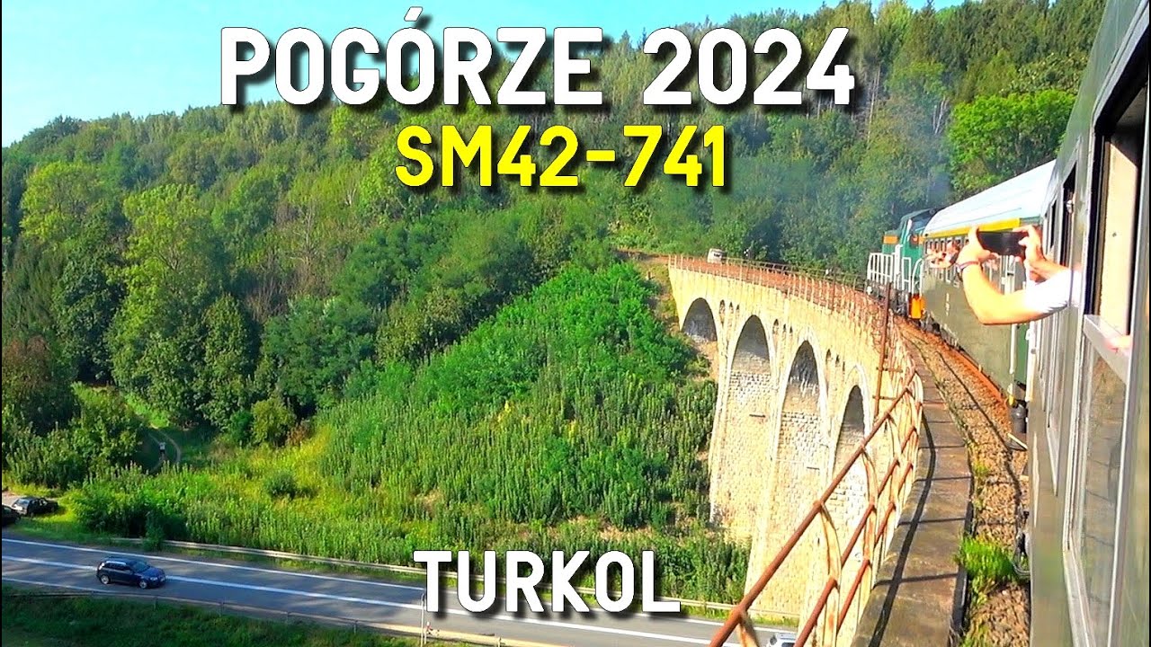 Podróż starym pociągiem na POGÓRZE: SM42-741 TURKOL // Trip report: POGORZE 2024 special SM42-741