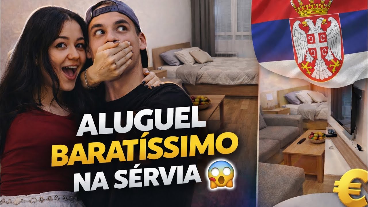 🇷🇸 Tour no nosso APARTAMENTO Na SÉRVIA ( muito barato 😱 )