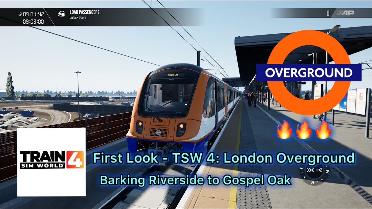 First Look - TSW: 4 - London Overground (Goblin) - Barking Riverside - Gospel Oak (Suffragette line)