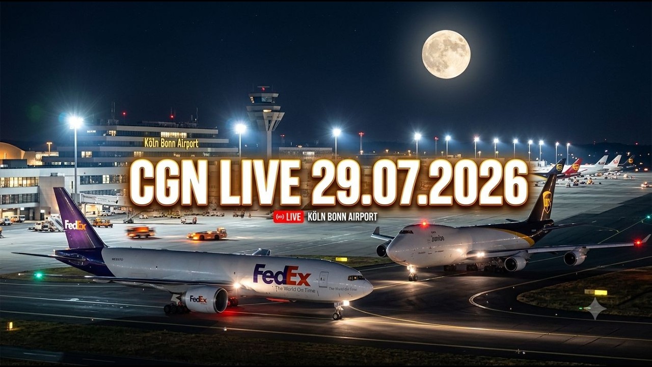 CGN Airport LIVE Planespotting