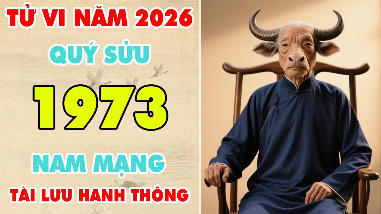 Vận Trình Năm 2026 Quý Sửu 1973 Nam Mạng: Phúc Độ Hòa Hợp, Lộc Theo Cát Niệm, Tài Bền Theo Thời.