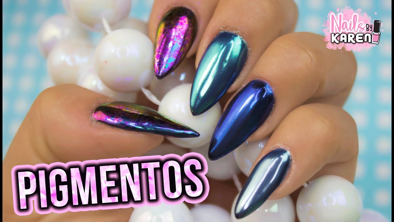 Aplicando DIFERENTES PIGMENTOS para UÑAS