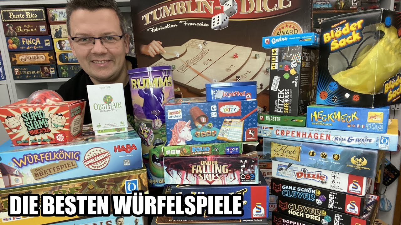 Die besten W&uuml;rfelspiele - f&uuml;r Jung und Alt - Meine Top Liste