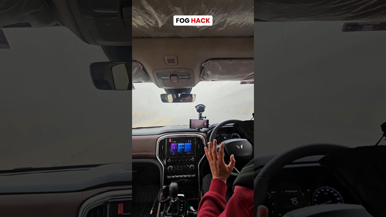 This hack can save you in Dense Fog😱😱🚫