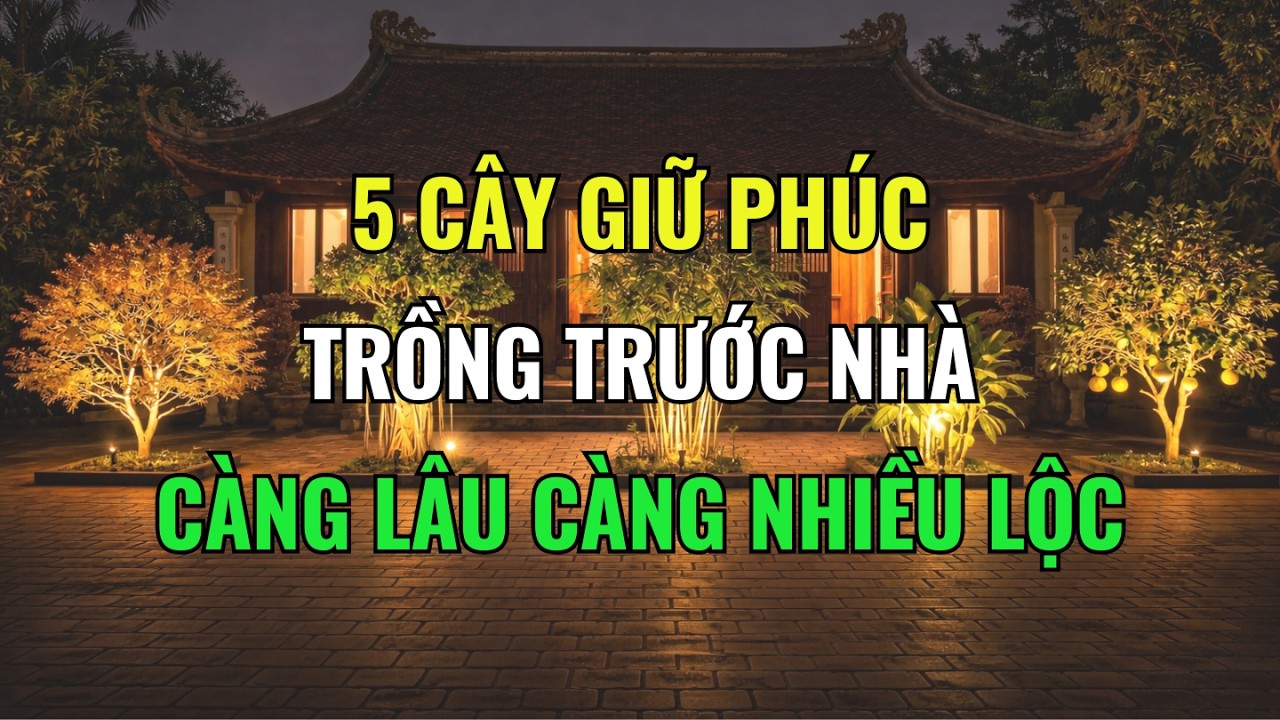 5 Loại Cây Trồng Trước Nhà Hút Tài Lộc Mạnh – Chỉ Cần Có 1 Cây Cũng Giúp Gia Đình Gặp May