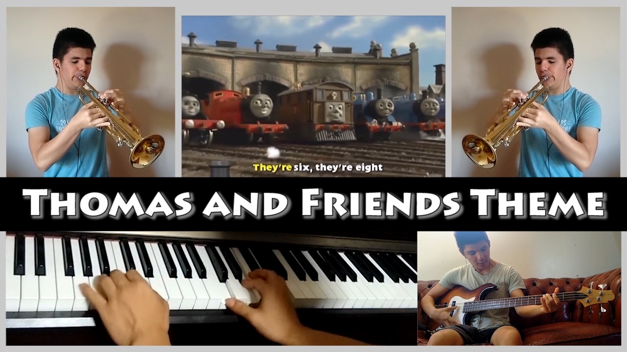 Thomas and Friends - Engine Roll Call Theme (Trumpet, piano and bass cover)