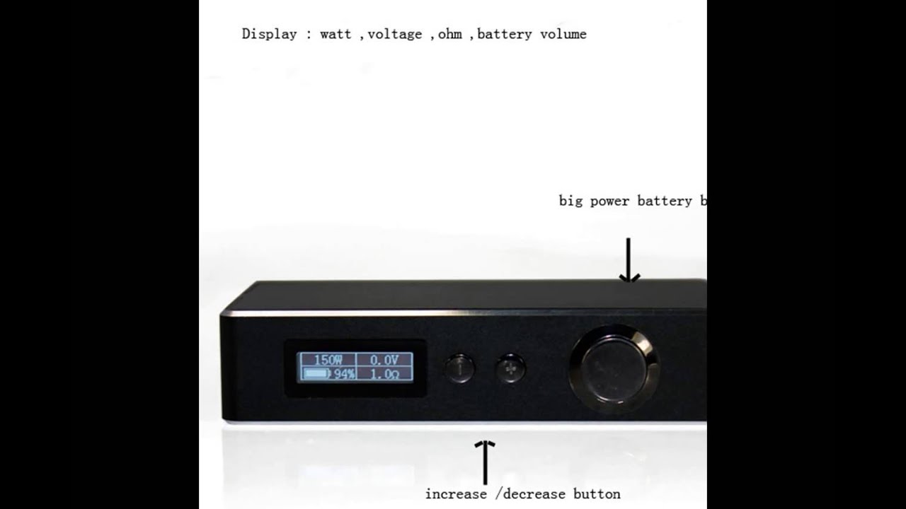 Sigelei 150w ecig box mod (0.1ohm- 3.0ohm)