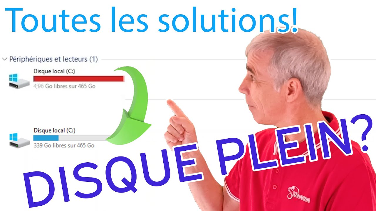 Toutes les solutions disque dur plein