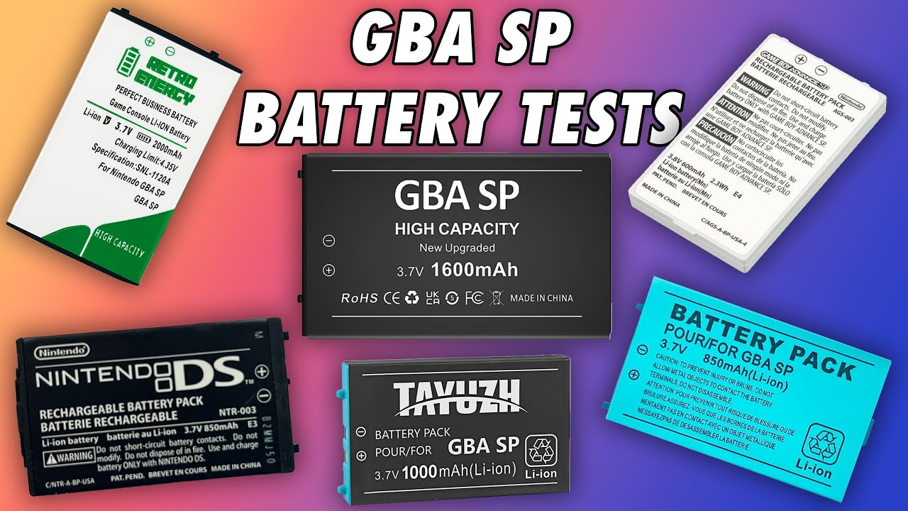 Тестирование аккумуляторов GBA SP вторичного рынка