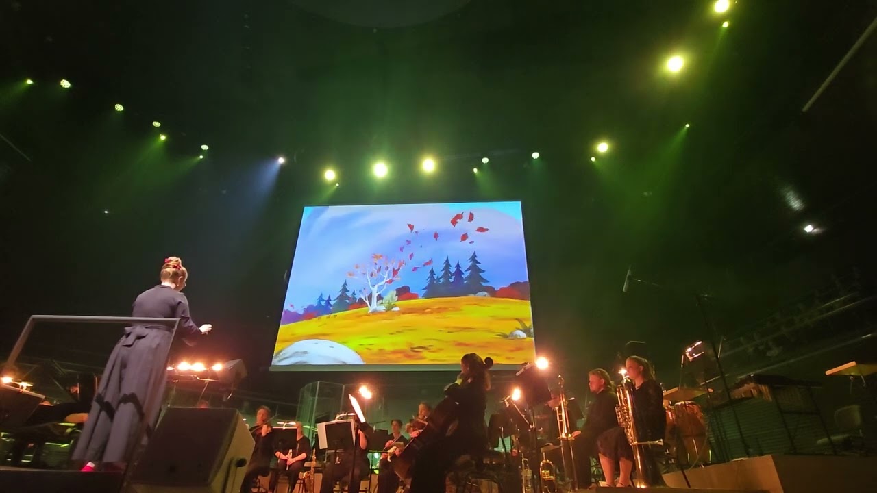 Katkelma Muumimusiikkia-konsertista 25.11.2025 Helsingin Musiikkitalolta