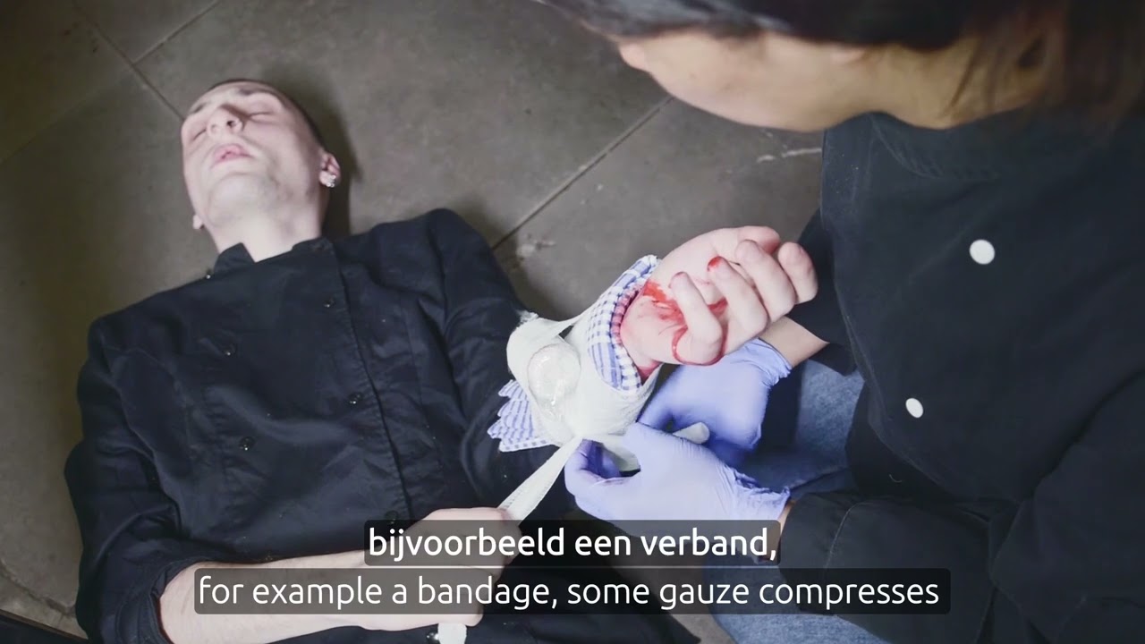 Drukverband aanbrengen