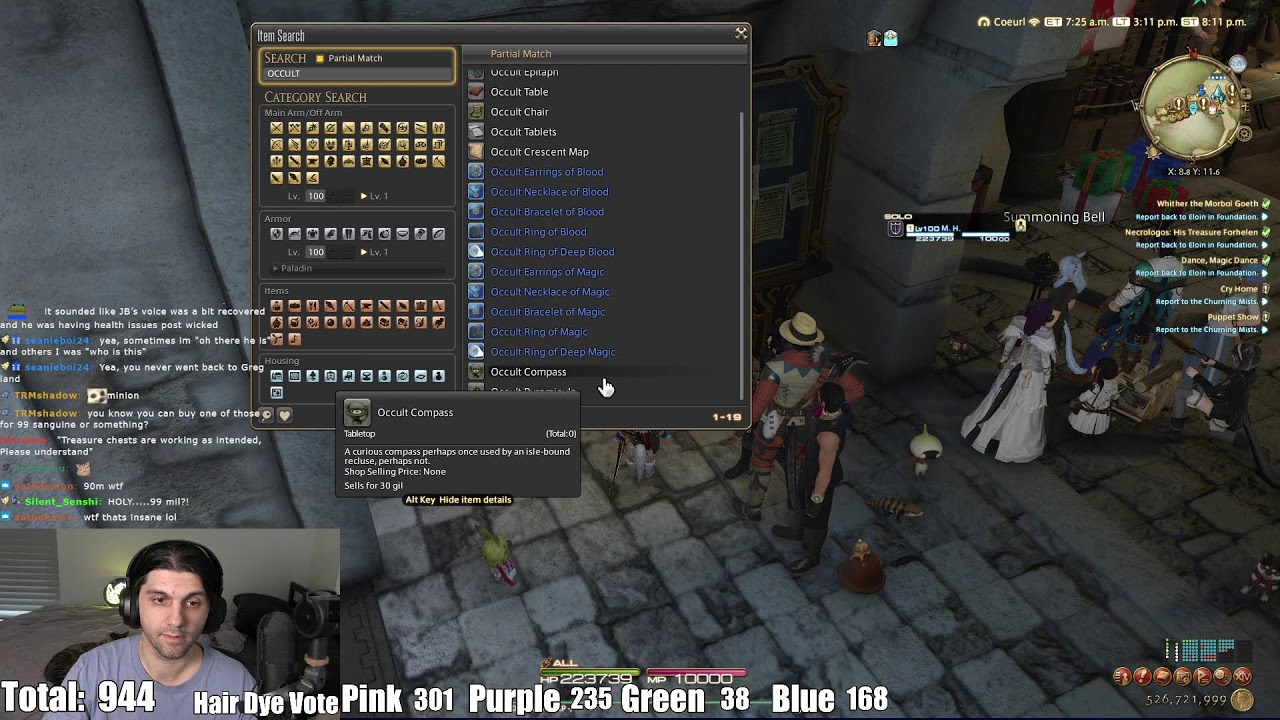 New Occult Crescent Phantom Jobs & Loot 👍