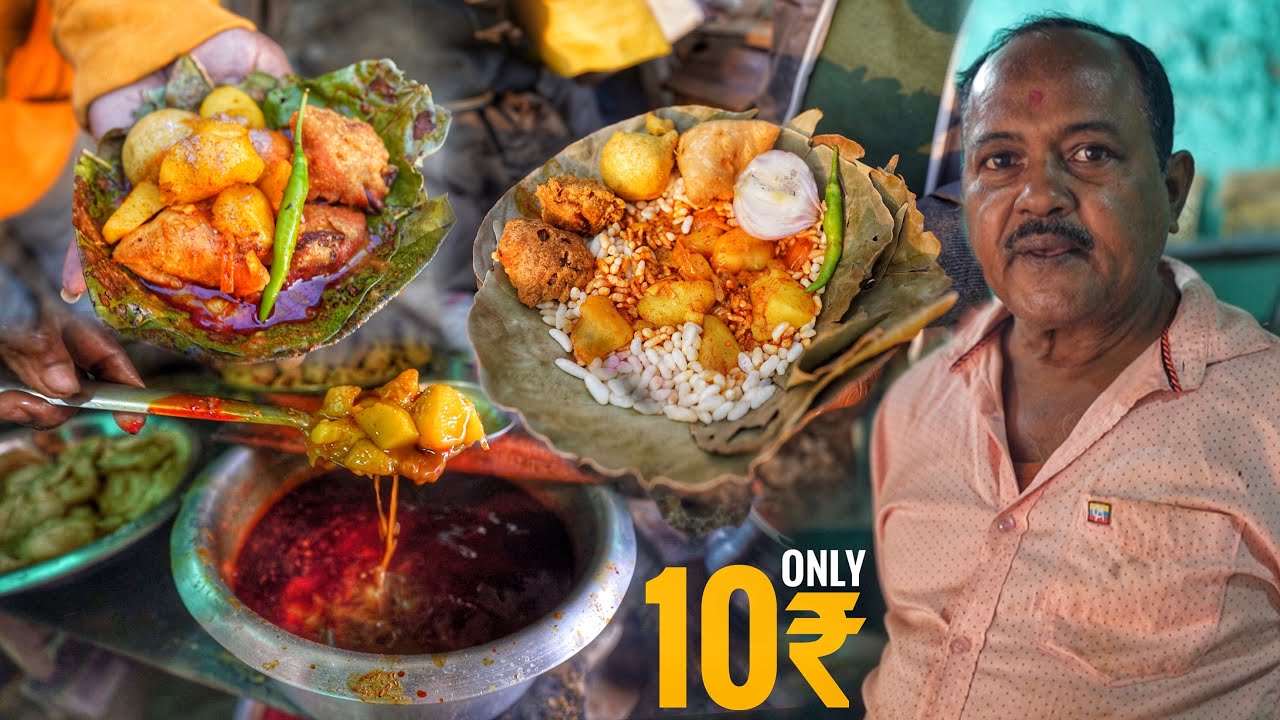 This Place is Famous for Aloo Dum & Muri | Only Rs.10/- | Street Food India