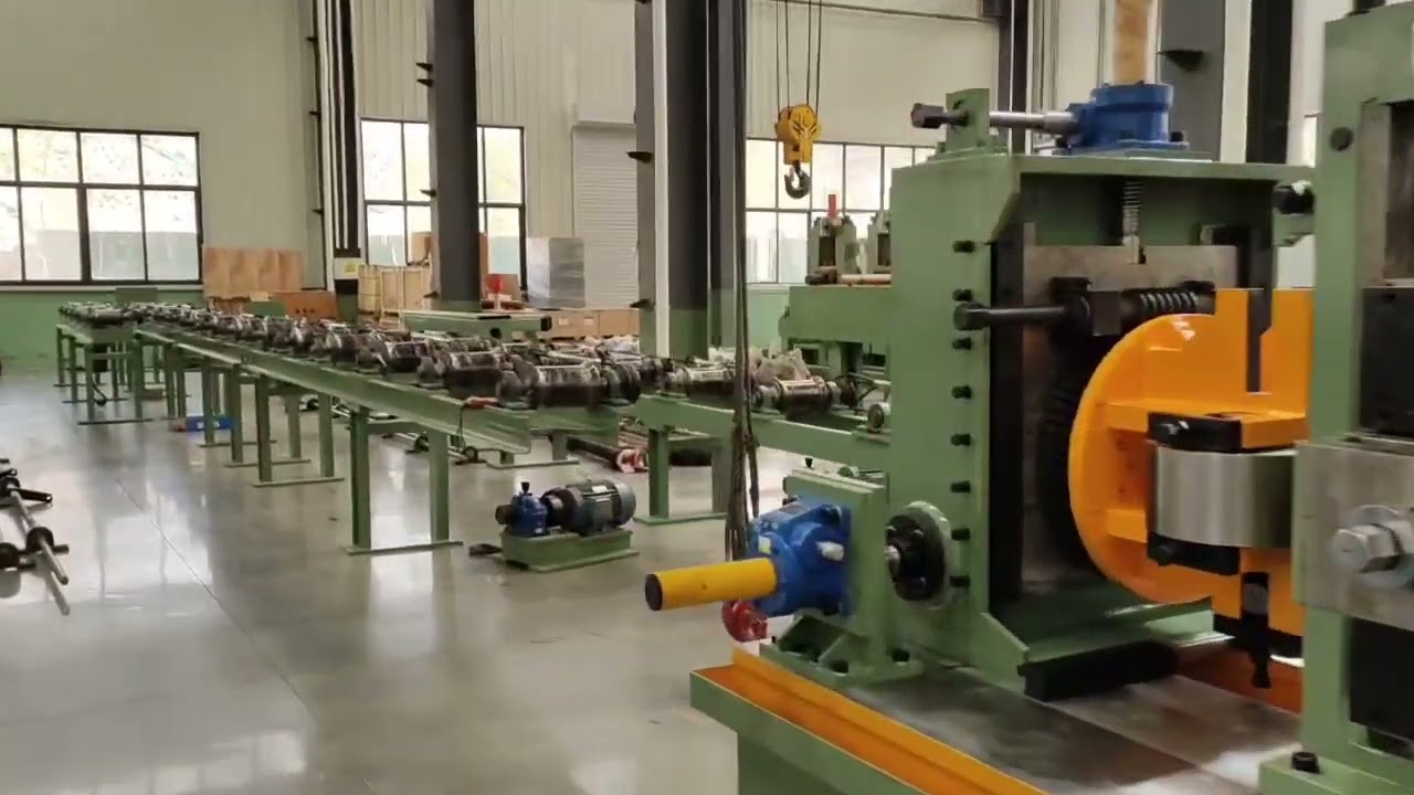 LW100 HFW welded tube production line to be shiped