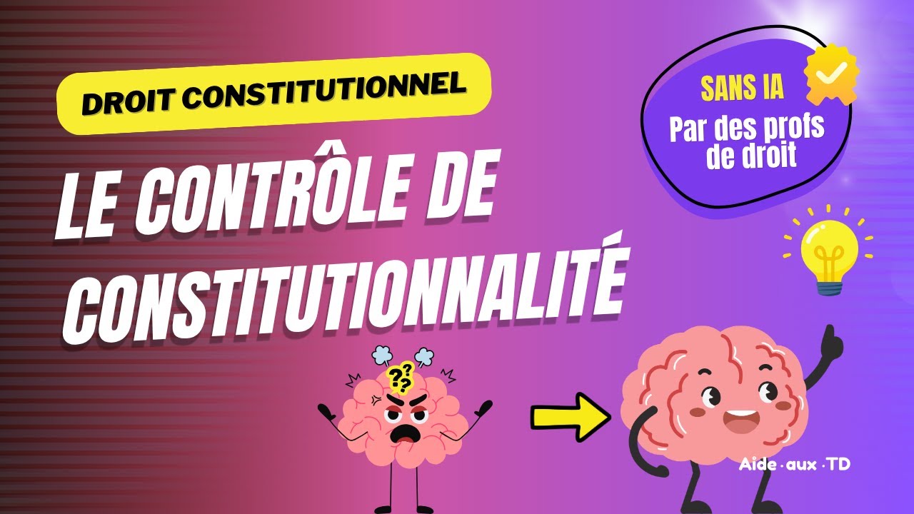 Le contrôle de constitutionnalité (Droit constitutionnel)