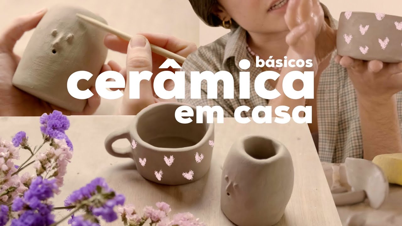 FAZER CERÂMICA EM CASA (técnicas simples)