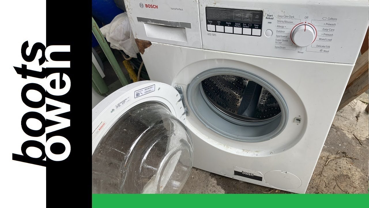 Bosch Varioperfect | Motor brushes change and test wash 30min