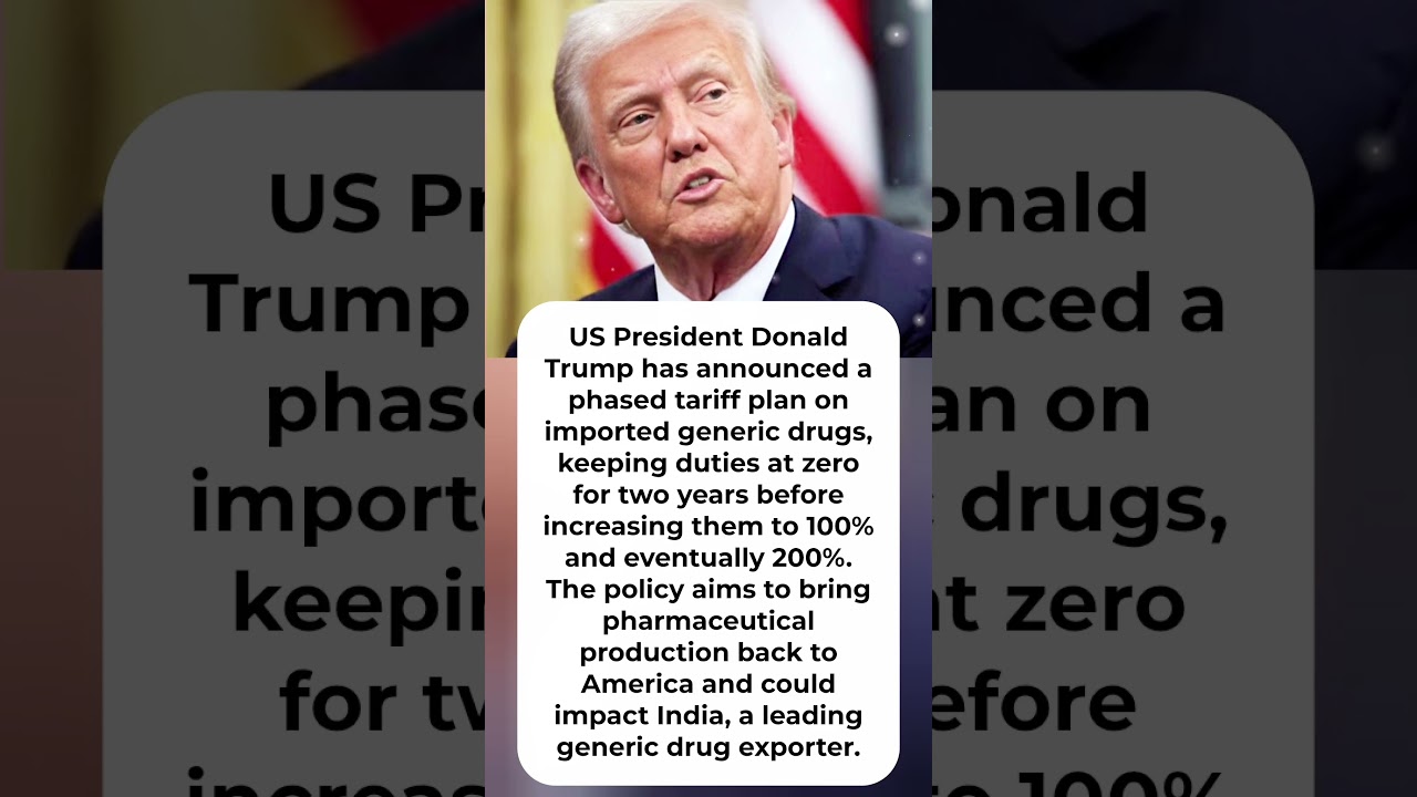 Trump Drug Tariffs Rise | India Pharma Faces Pressure