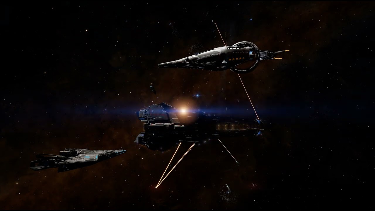 elite dangerous capitol class ship battle