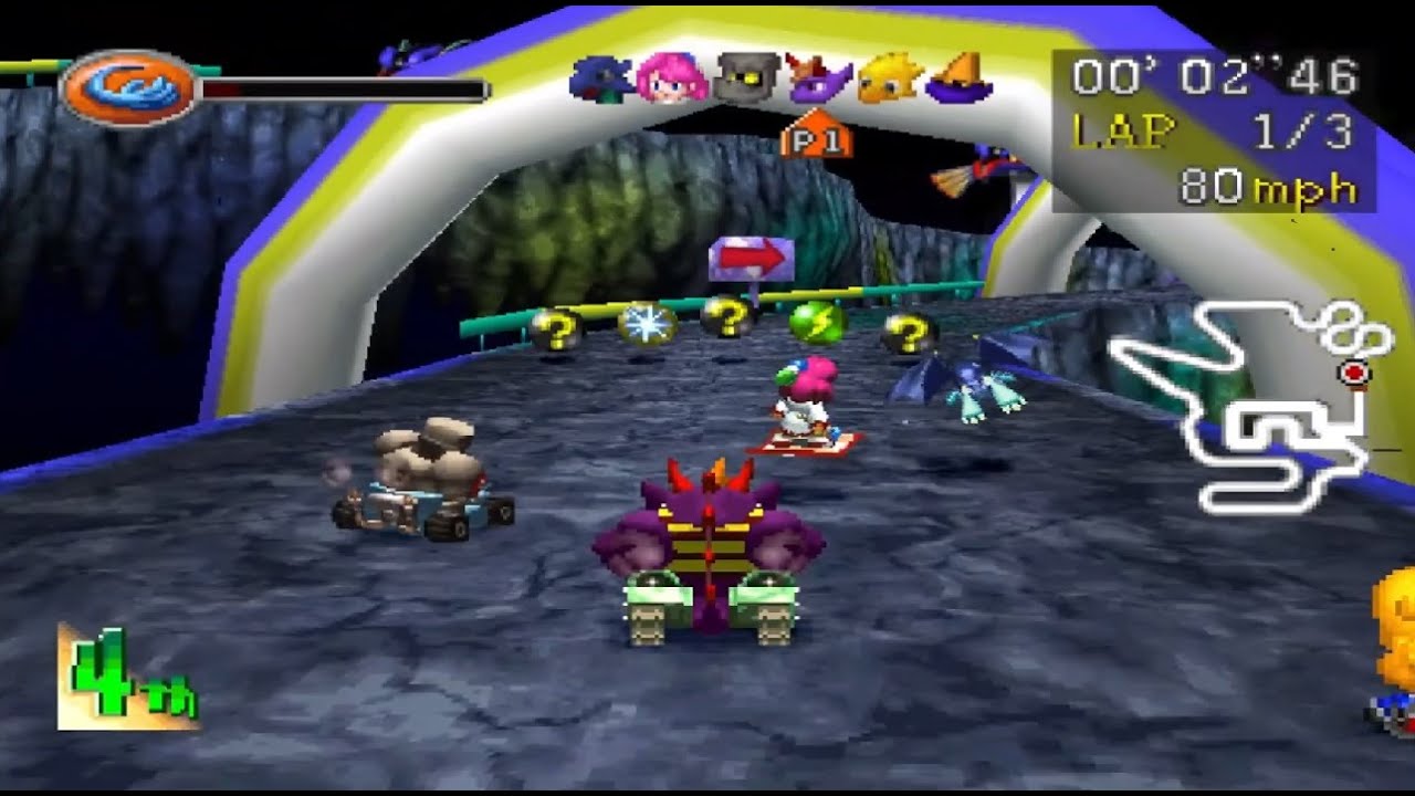 Chocobo Racing Gameplay​ Story Mode (PSX)