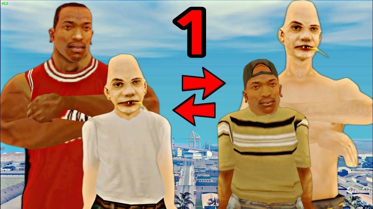 CJ y su Tío cambian de hijos #1 - GTA San Andreas Loquendo.