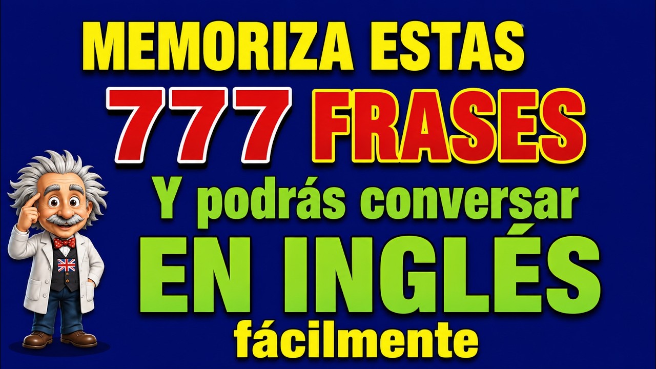 ✅ MEMORIZA Estas 777 frases y Podrás CONVERSAR en INGLES para principiantes.