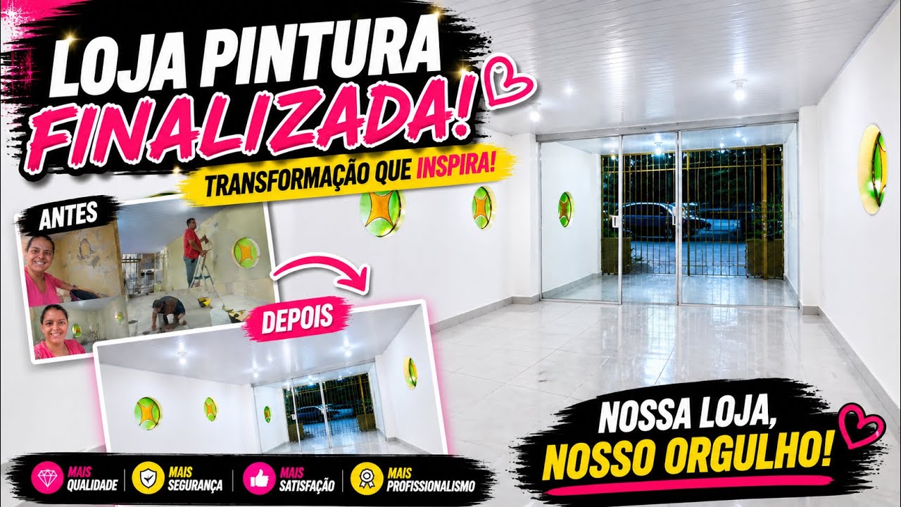OBRA FINALIZADA! REJUNTAMOS,LAVAMOS E PINTAMOS.