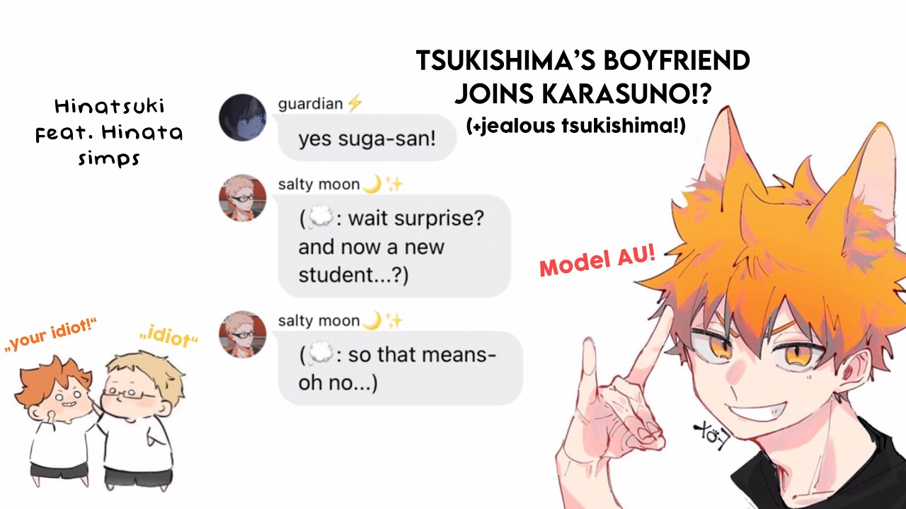 Tsukishima‘s boyfriend joins Karasuno!?||Hinatsuki-Tsukihina|6k special|Bakashimaa