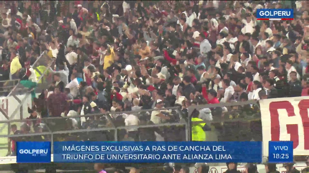 Torneo Clausura: revive a ras de cancha el partido de Universitario ante Alianza Lima
