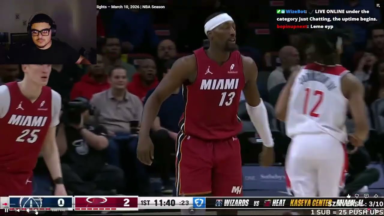 WTF 83 POINTS???😱 Ibrahim Reacts To HEAT vs WIZARDS Full Game Highlights – March 10, 2026!