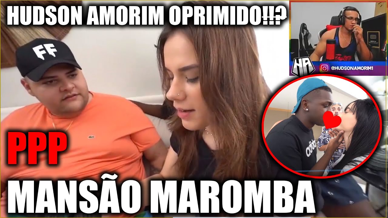 HUDSON AMORIM REAGINDO! ELAS FORAM NA LOS GRANDES | TEVE PPP E BEIJO 😱 MANSÃO MAROMBA