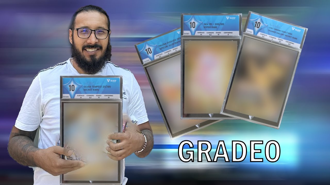 Segundo Unboxing de GRADEO de cartas Pokemon TCG con Valueup Grading