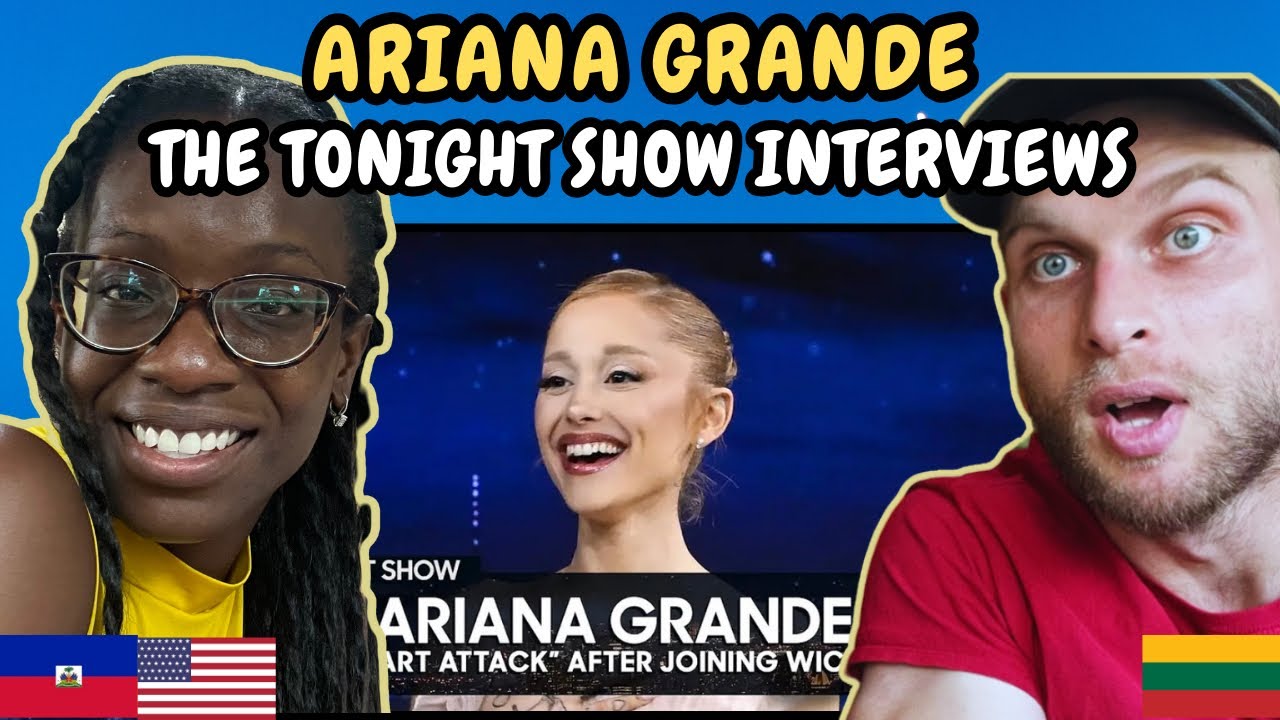 REACTION TO Ariana Grande - Interviews on the Tonight Show | FIRST TIME WATCHING
