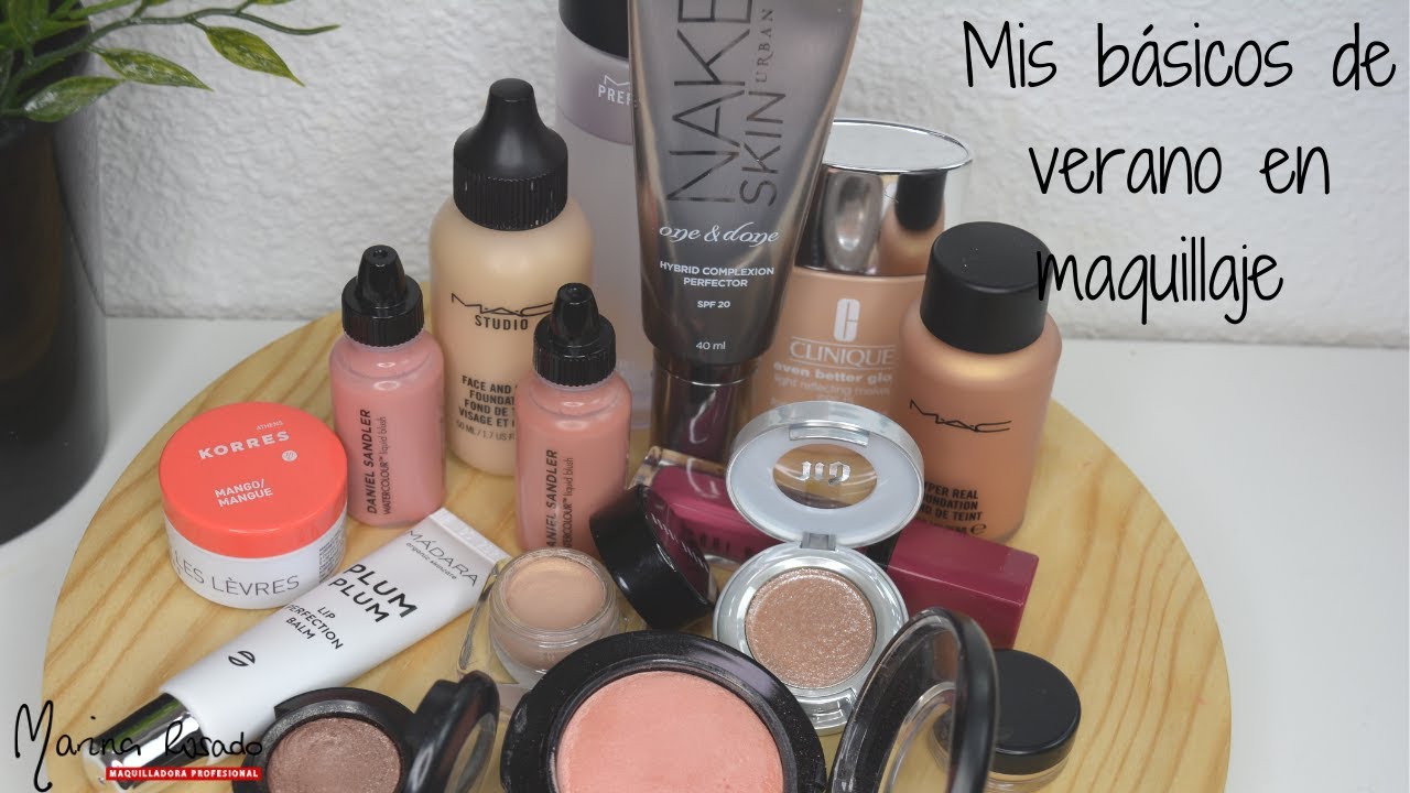 Mis básicos de maquillaje de verano
