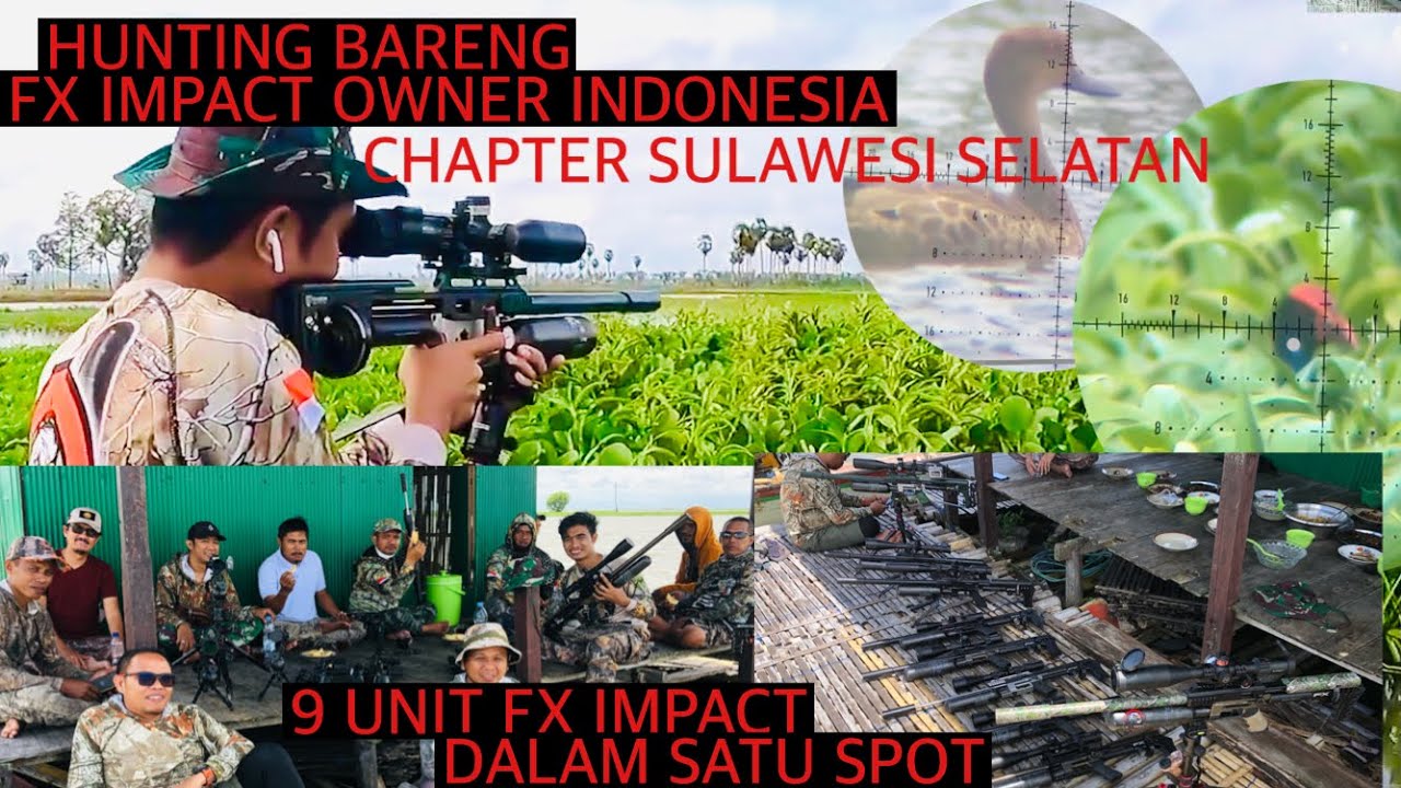 MENGAWAL PARA SULTAN FX IMPACT HUNTING BARENG// HUNTING DARI ATAS PERAHU DI DANAU TEMPE WAJO